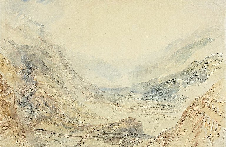 1950 1366 View in the St Gotthard Pass, Switzerland