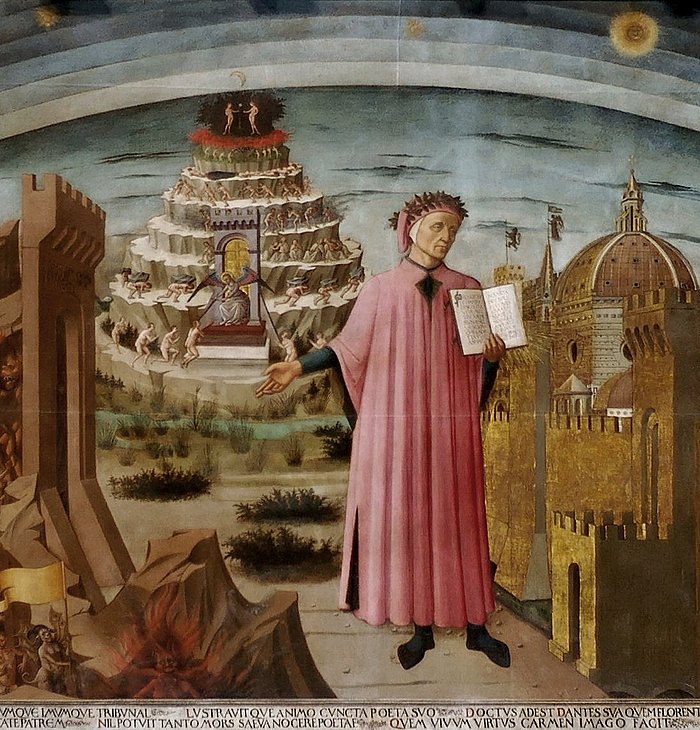  Dante Domenico di Michelino Duomo Florence  