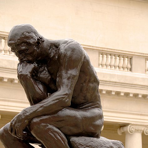 The Thinker, Auguste Rodin 